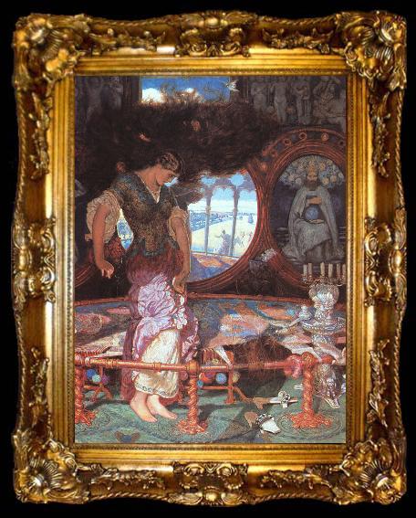 framed  William Holman Hunt The Lady of Shalott, ta009-2